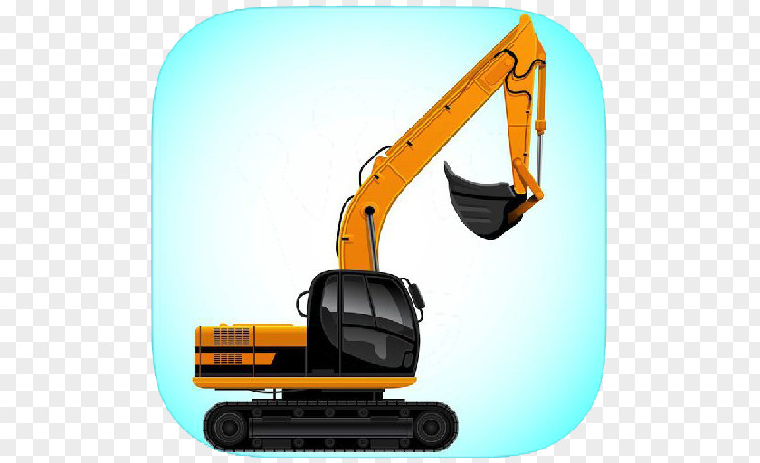 Excavator Architectural Engineering Backhoe Power Shovel Heavy Machinery PNG