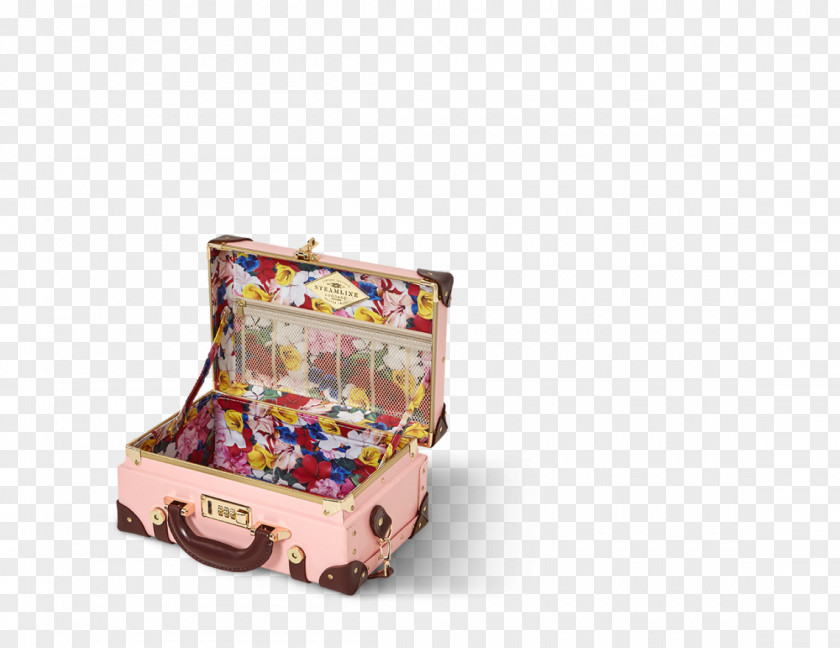 Suitcase Handpainted Artist Handbag Baggage Stowaway PNG