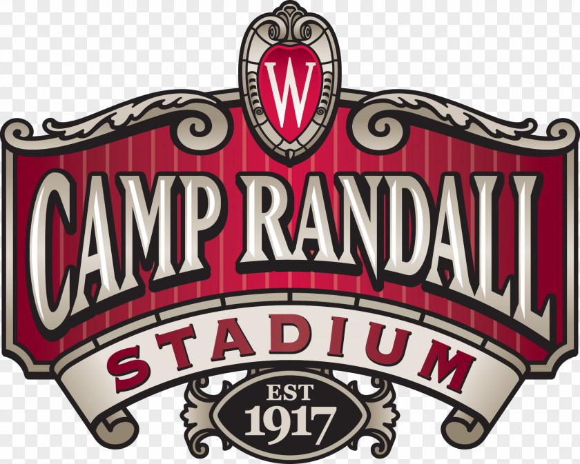 Badgers Camp Randall Stadium Wisconsin Football Logo Softball PNG