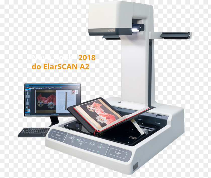 Book Image Scanner Planetary Scanning Computer Monitor Accessory PNG