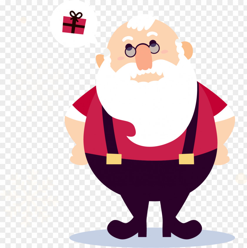 Brazilian Santa Claus Rudolph Christmas Day Gift Suit PNG