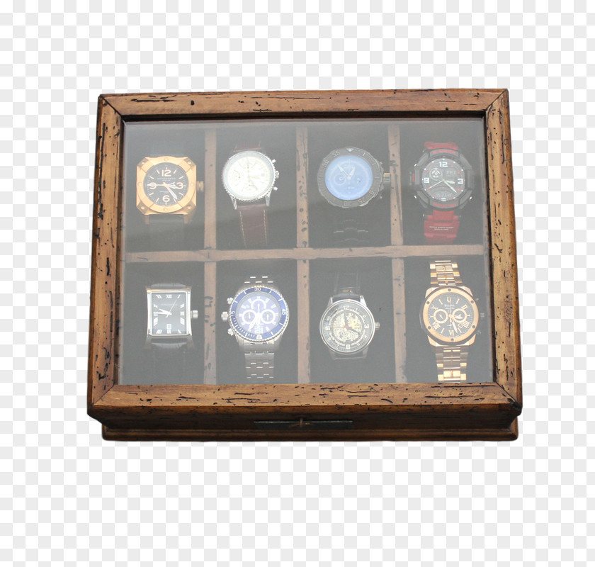 Glass Box Automatic Watch Eco-Drive Horlogeopwinder PNG