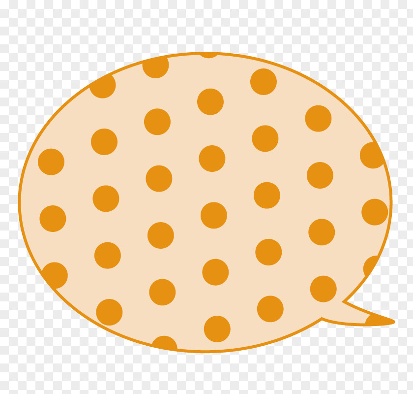 Speech Balloon Illustration Illustrator Polka Dot Text PNG