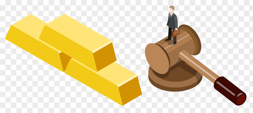 Standing On A Hammer Judge Gavel Court PNG