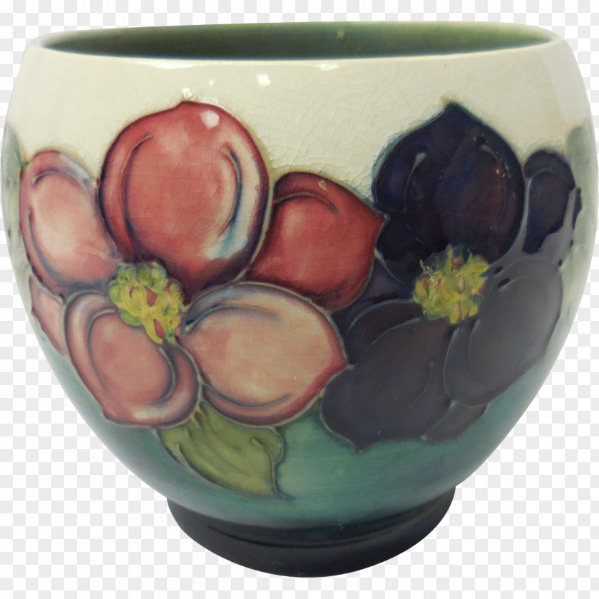 Vase American Art Pottery Ceramic Moorcroft PNG