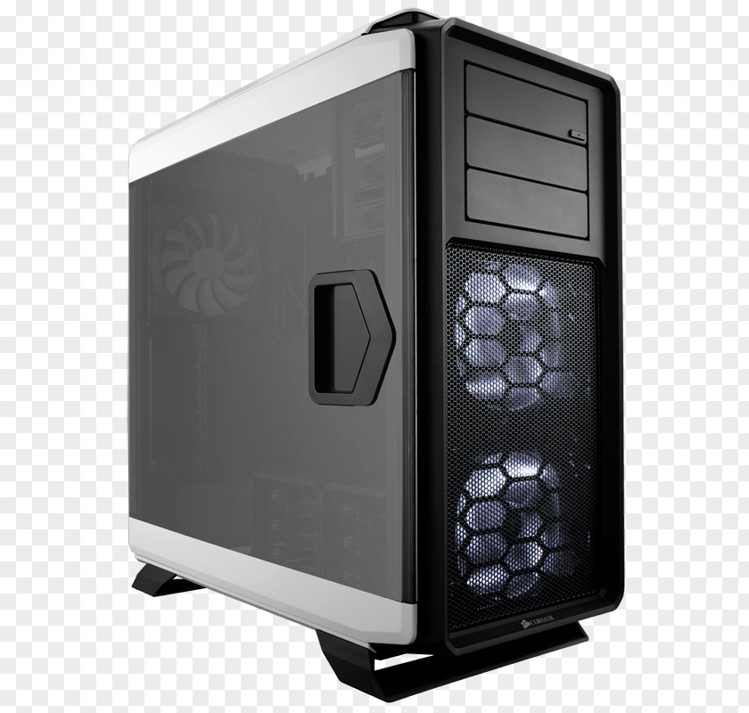 Custom Pc Side Panels Computer Cases & Housings CORSAIR Graphite Series 760T Corsair CC-9011045-WW Full-Tower Windowed Case (Arctic White) ATX Power Supply Unit PNG