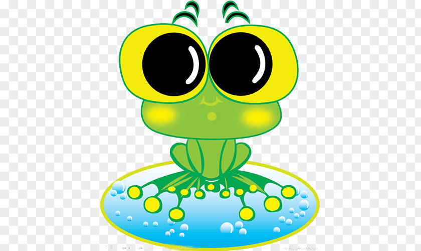 Cute Little Green Frog Cartoon Cuteness PNG