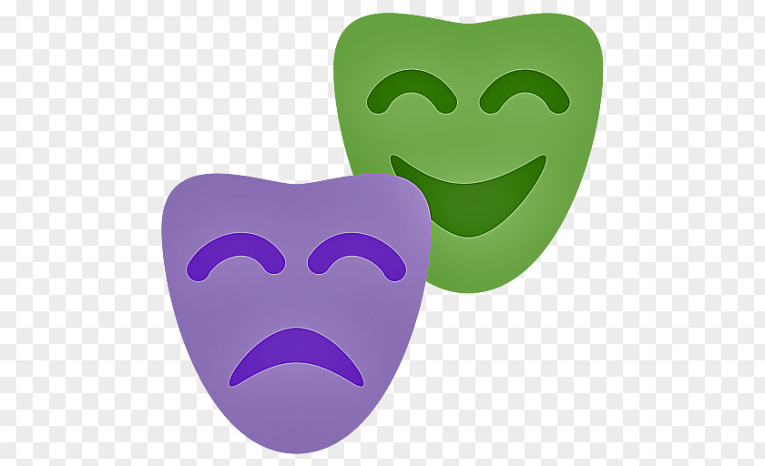 Facial Expression Smile Mask Purple Mouth PNG