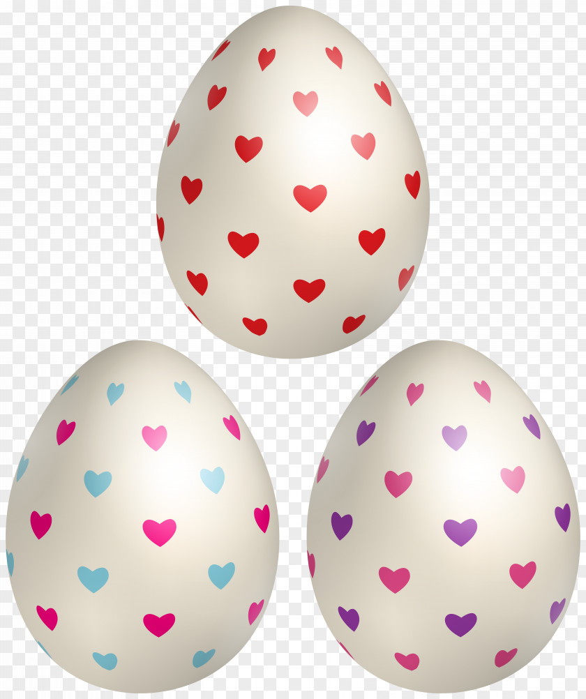 Food Polka Dot Easter Egg Background PNG