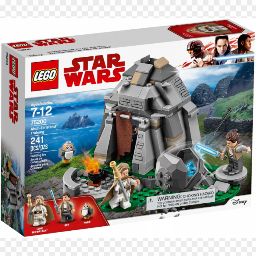 Lego Canada Rey LEGO 75200 Star Wars Ahch-To Island Training Luke Skywalker PNG
