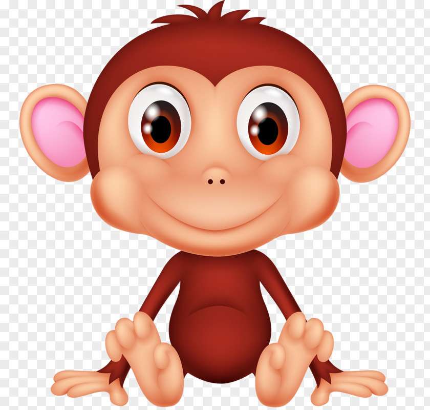 Monkey Sitting Royalty-free Clip Art PNG
