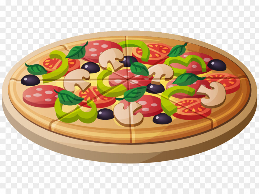 Pizza On The Plate Hut Clip Art PNG