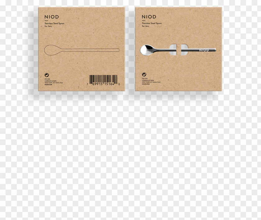 Stainless Steel Spoon Paper Product Design Brand PNG