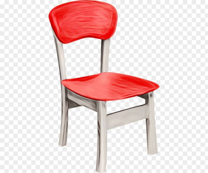 Chair Furniture Red Table Material Property PNG