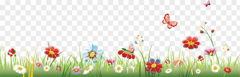 Flowers And Grass PNG and grass clipart PNG