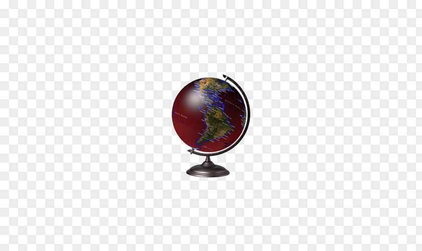 Red Globe Download Icon PNG