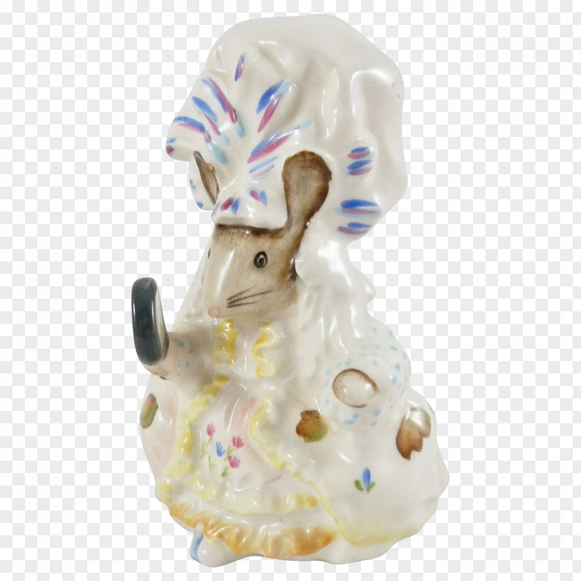 Easter Bunny Figurine Porcelain PNG