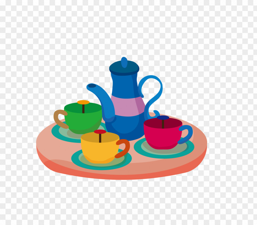 Tea Set Royalty-free Illustration PNG