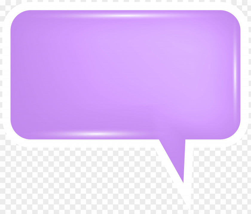 Bubble Speech Purple Transparent Clip Art Image Product Rectangle Design PNG
