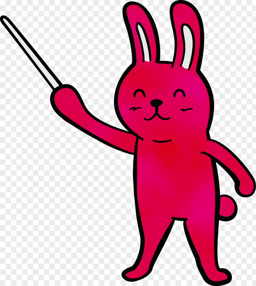 Cartoon Rabbit Animal Figurine Meter Whiskers PNG