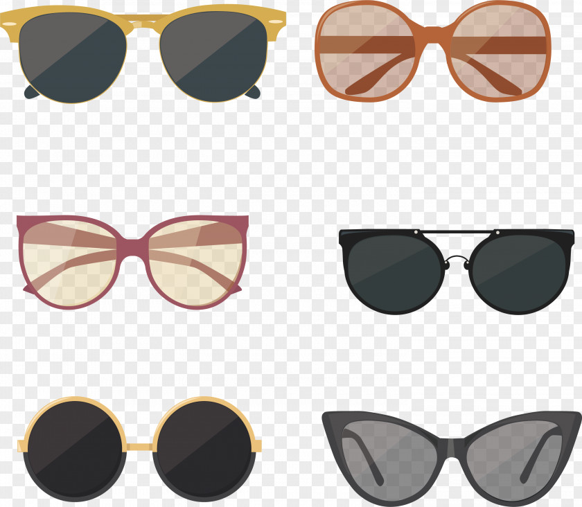 Different Styles Of Sun Visors Sunglasses Cat Eye Glasses PNG