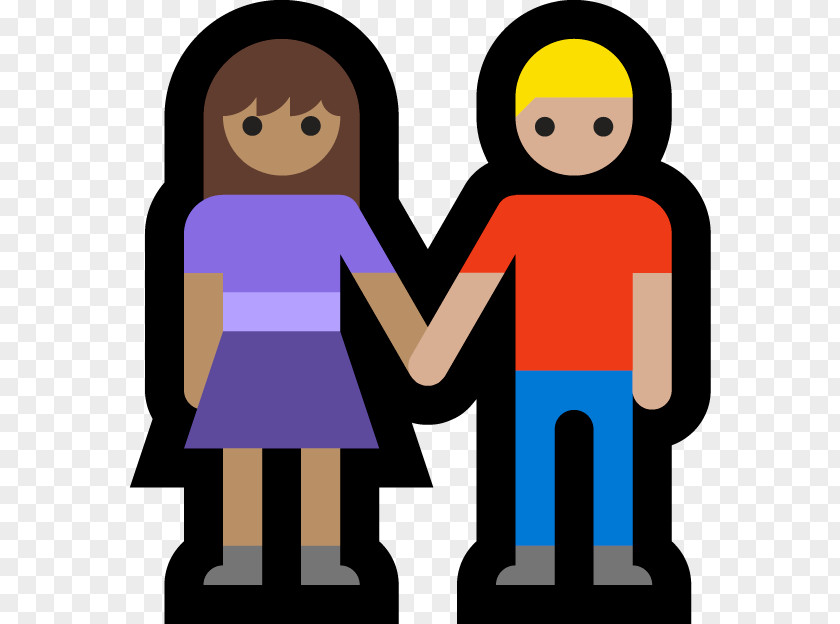 Emoji Holding Hands Homo Sapiens Love Woman PNG