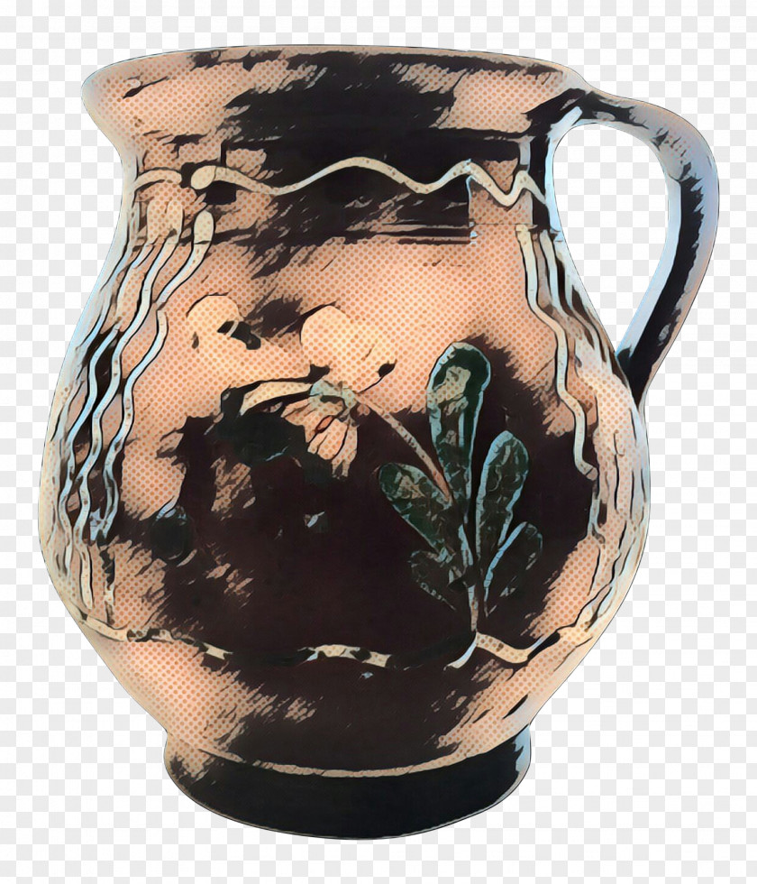 Plant Artifact Jug Earthenware PNG