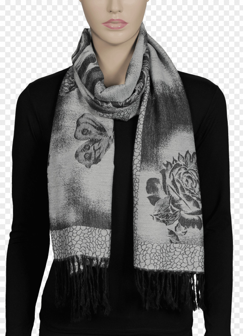 Scarf Green Black Polyester Color PNG