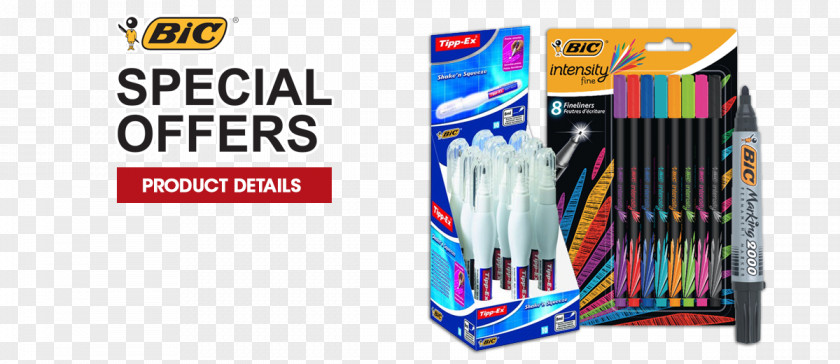 Bic Ribbon Advertising Brand Product Design Plastic PNG