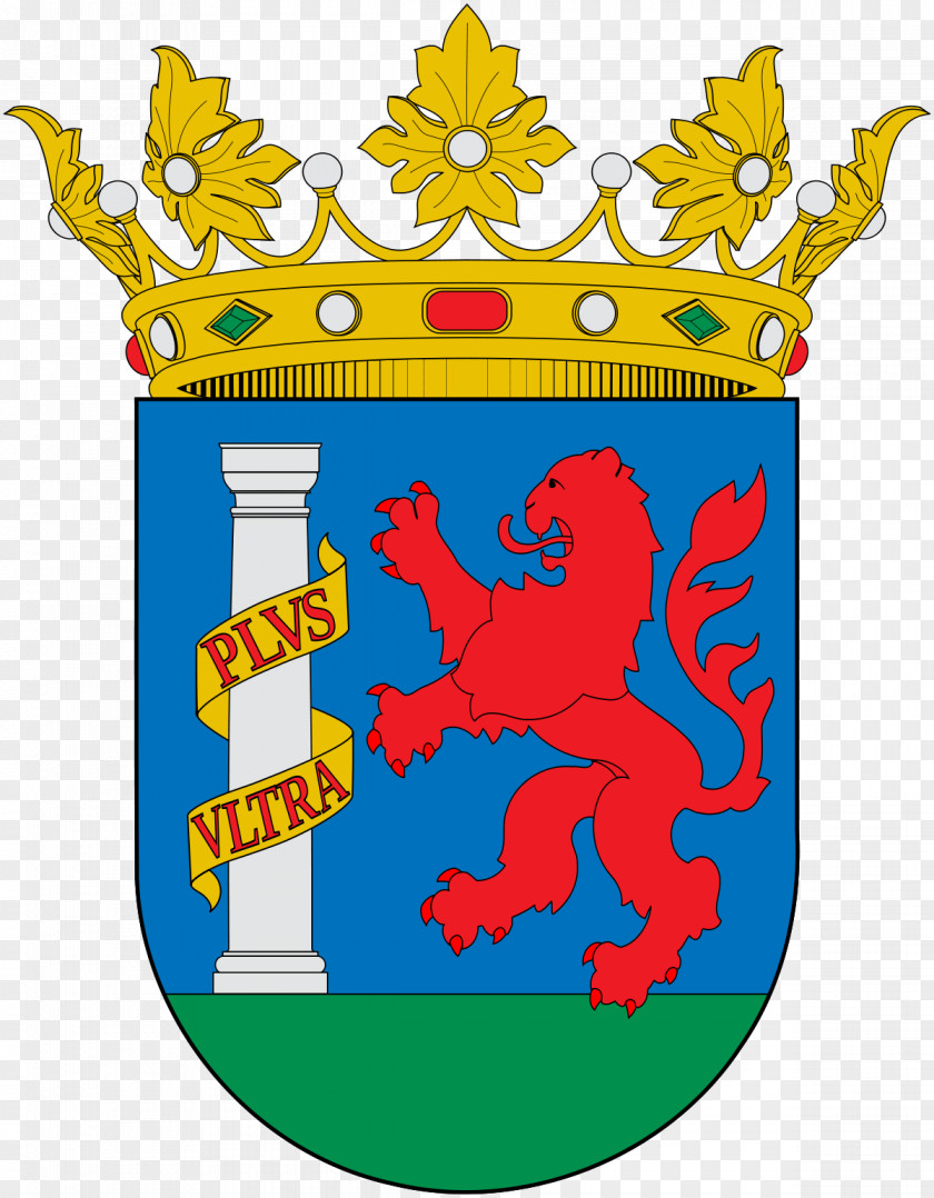 Blue Ribbon Coat Of Arms Castile And León Badajoz Crown PNG