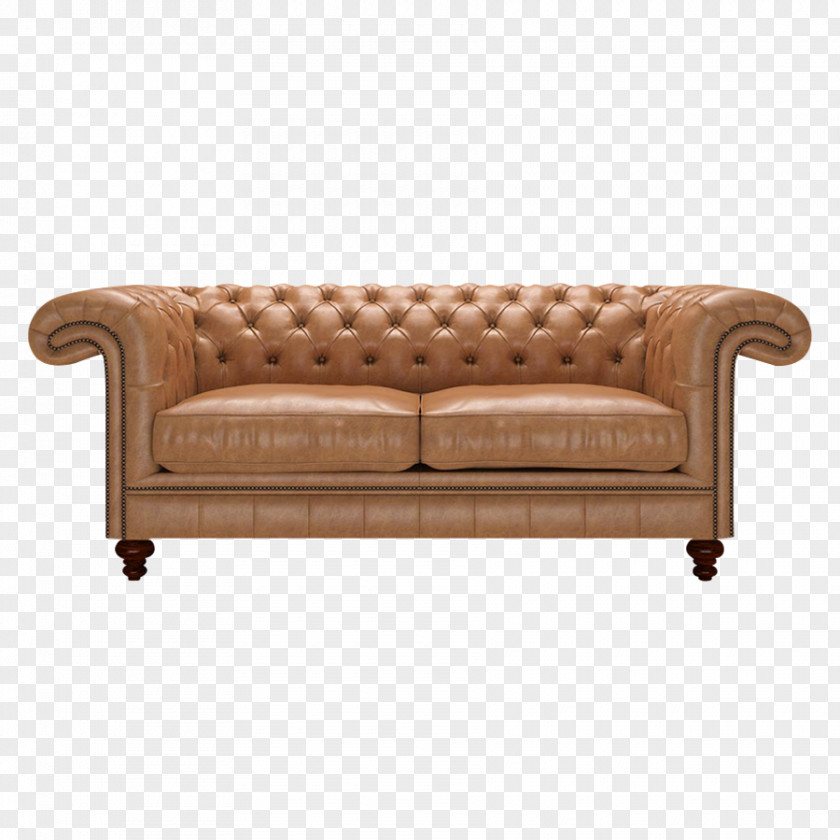 Chair Couch Furniture Chesterfield Leather PNG