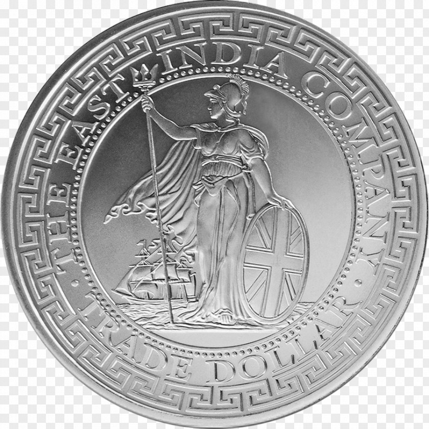 Coin Saint Helena Trade Dollar Bullion Silver PNG