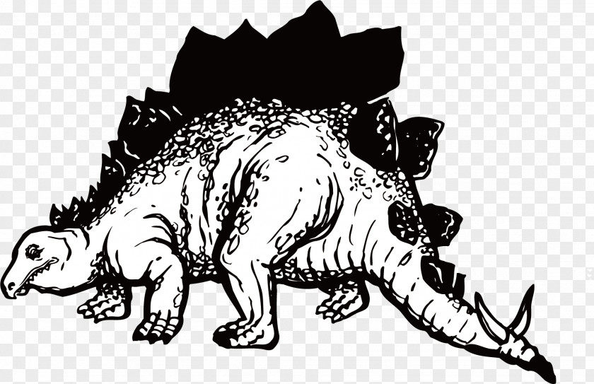Creative Prehistoric Animals Prehistory Woolly Mammoth Stegosaurus Dinosaur PNG