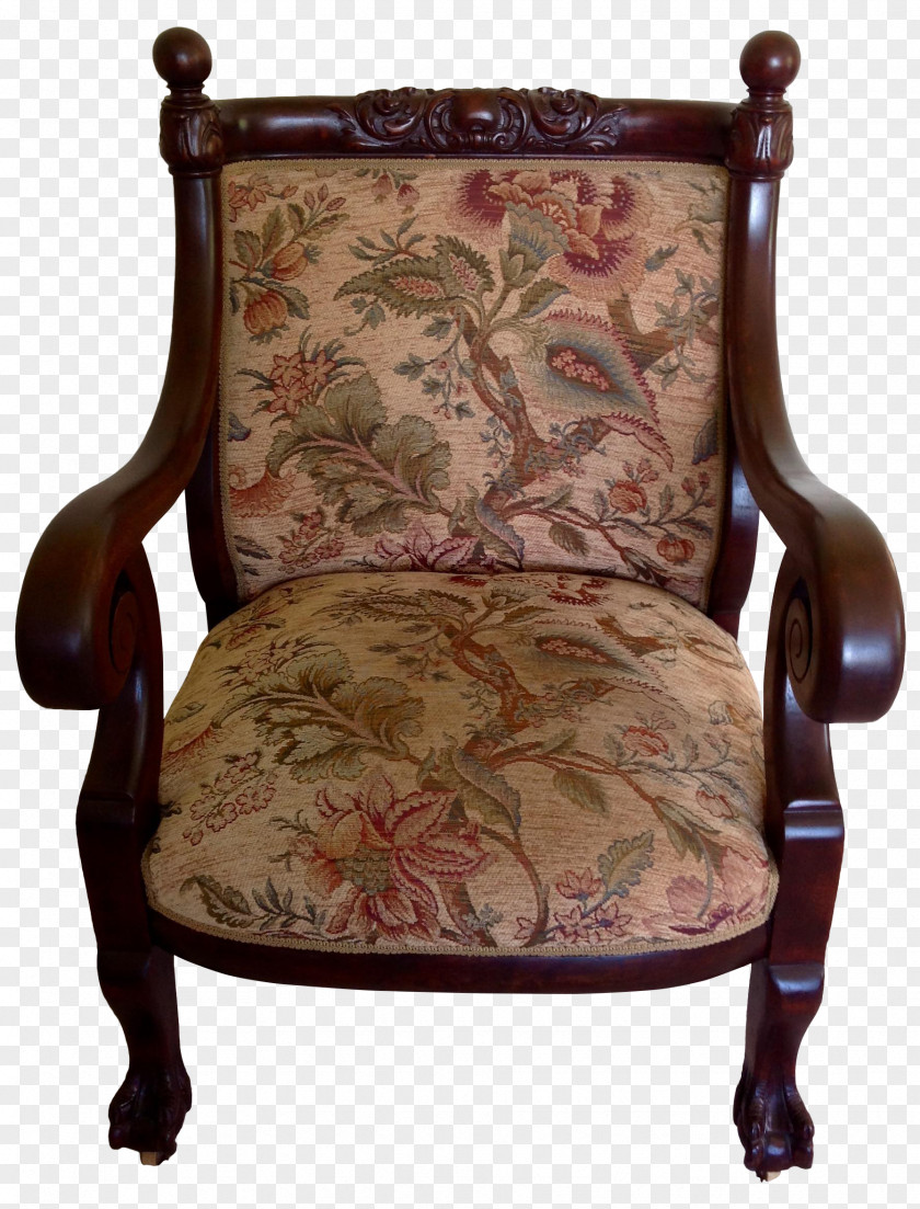 Mahogany Chair Antique Furniture Parlour PNG