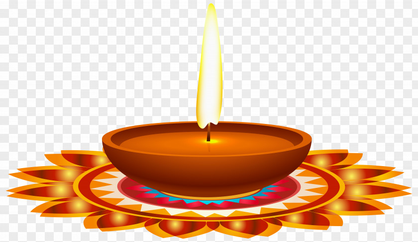 Sarawati Ganesha Diwali Diya Clip Art PNG