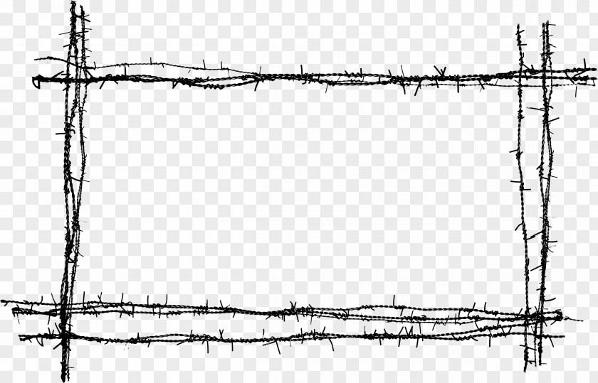 Barbed Wire Chain-link Fencing PNG