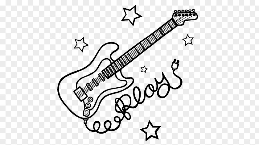 Electric Guitar Drawing Music Rock And Roll PNG guitar and roll, electric clipart PNG