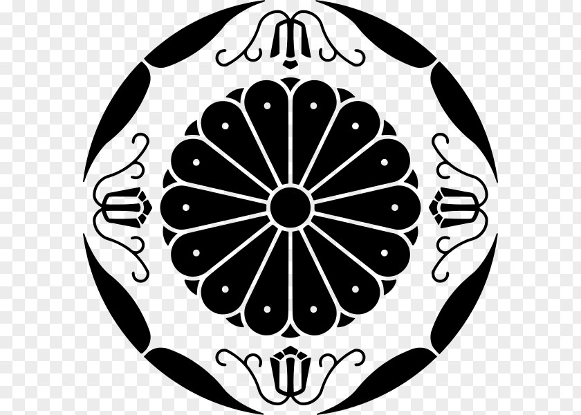 Japan Mon Lambang Bunga Seruni Symbol Coat Of Arms PNG