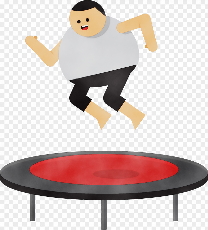 Ping Pong Table Trampoline Cartoon PNG