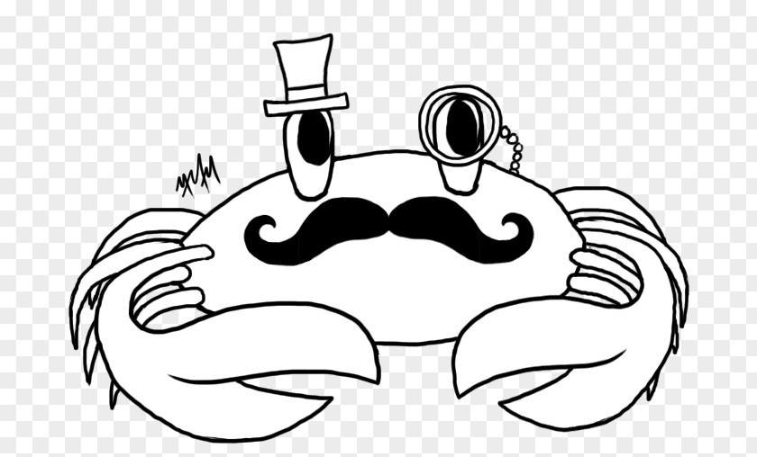 Crab Drawing Clip Art Line Eye Illustration Cartoon PNG