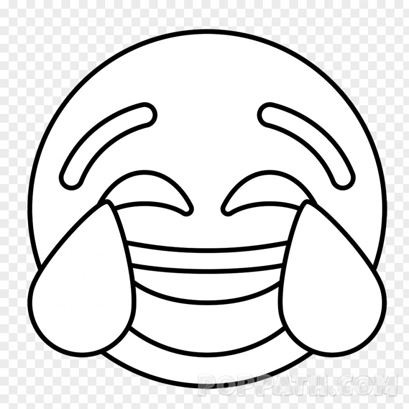 Emoji Face With Tears Of Joy Drawing Emoticon PNG
