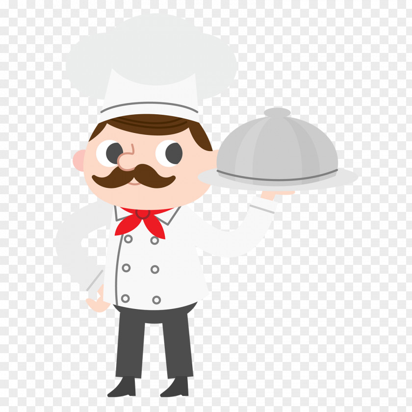 Male Chef Cooking Image Illustration PNG