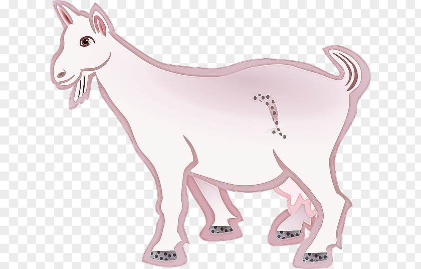 Animal Figure Pink Tail Line Art Wildlife PNG