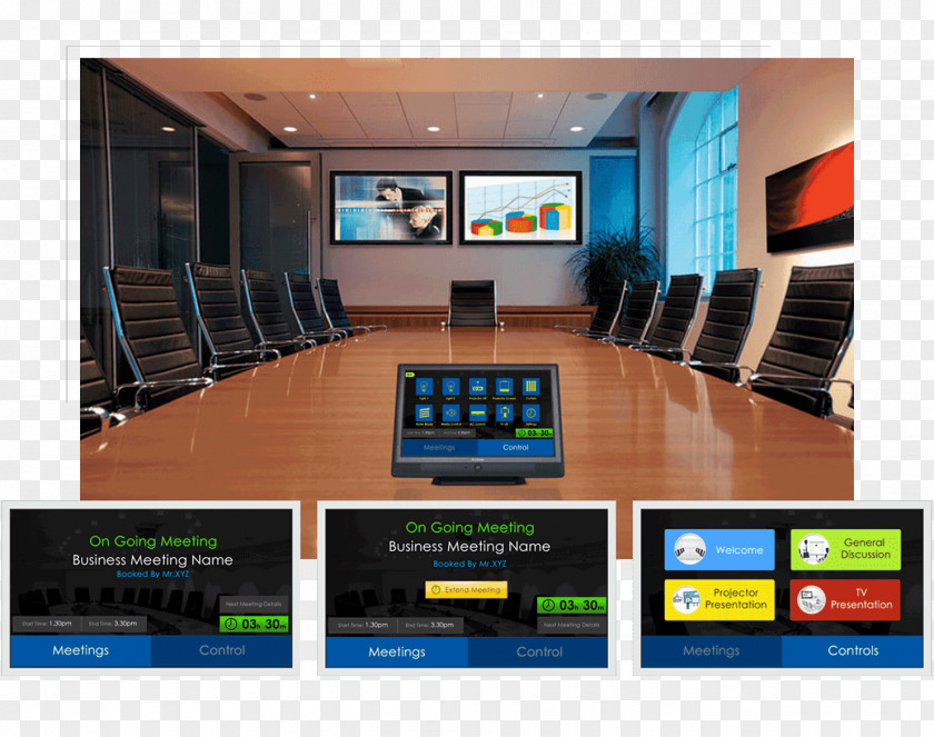 Conference Room Centre Control System Information Multimedia Projectors PNG