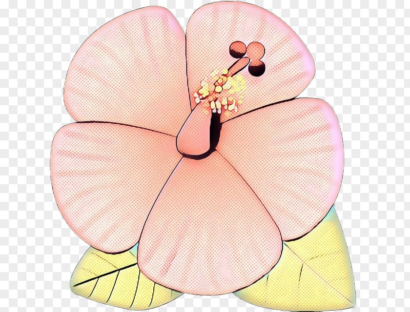Cut Flowers Peach Pink Flower Cartoon PNG