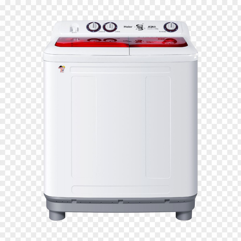 Haier Washing Machine Decorative Design Free Download PNG
