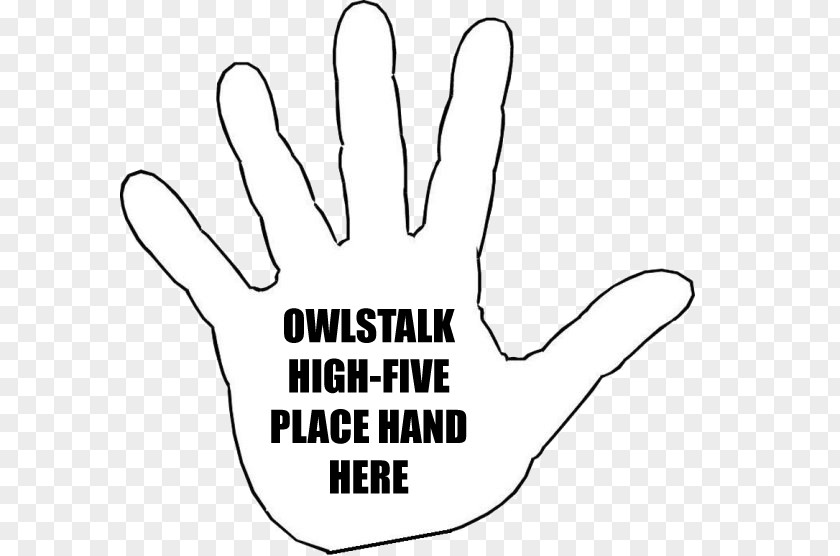 High Five Hand Thumb Logo Clip Art PNG