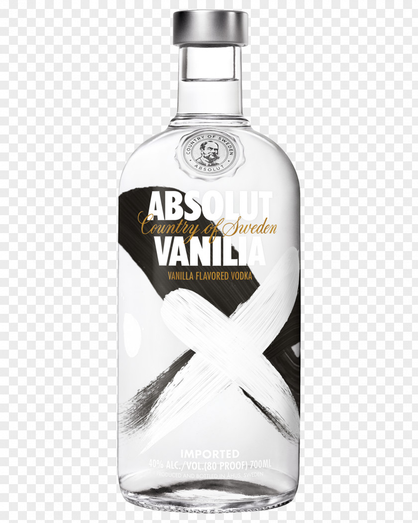 Vodka Absolut Distilled Beverage Flavor Vanilla PNG
