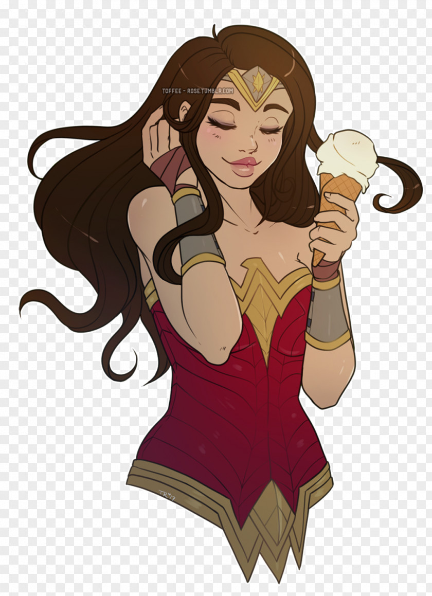 Wonder Woman Gal Gadot Diana Prince Cartoon PNG