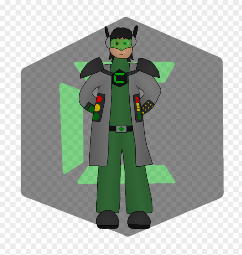 Atmos Cartoon Green Character PNG